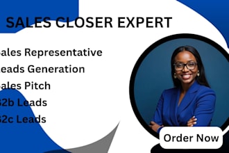 be your high ticket commission sales closer sales representative b2b sales leads