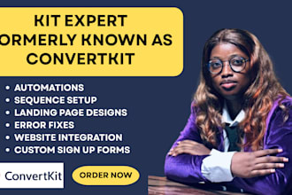 be your convertkit or kit expert, design convertkit newsletter or email template