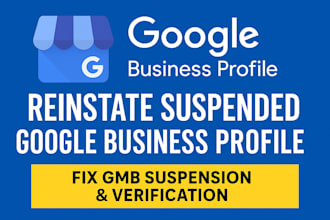 reinstate suspended google business profile fix gmb suspension and verification