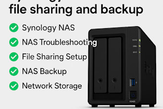 install and configure synology nas for file sharing and backup