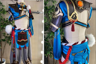 make custom anime cosplay props, armor and accessories with global shipping