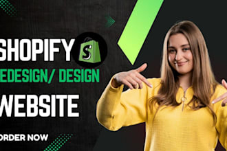 build shopify website,shopify design,redsign shopify store