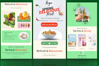 do email marketing and template design in mailchimp or klaviyo