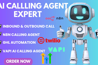 build ai calling agent inbound and outbound calling vapi ai bots n8n ai agent