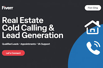 b2b cold calling real estate lead generation virtual assistant