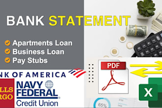 do prepare financial statements, bank reconciliation for you