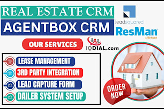 setup real estate leadsquared resman agentbox sweepbright mojo dialer iq dialer