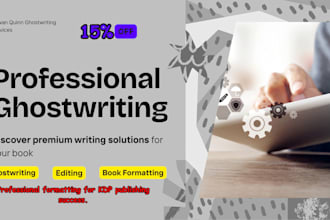 be your expert self help ghost book writer non fiction ghostwriter