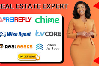 setup lofty CRM website boldtrail kvcore chime followup boss wise agent reireply