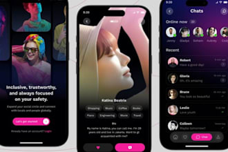 develop cutting edge dating app, social media app, android and IOS app flutter