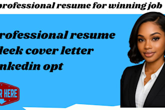 create a modern job winning resume and cover letter in 24 hours