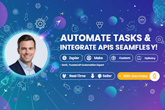 create workflow automation, integrate apis, and automate tasks with zapier, n8n