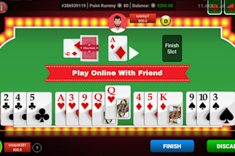 setup crash game, ludo game, blackjack, rummy game, pool game, billiard game se