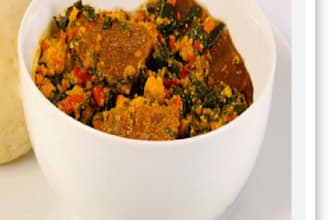make eba and stew