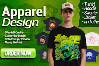 design tshirt and other apparel specially streetwear and bootleg design