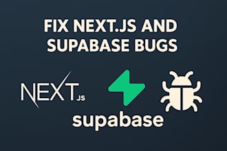 fix next js and supabase bugs including auth API and rls
