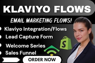 setup klaviyo email marketing, email flows in klaviyo, shopify email marketing