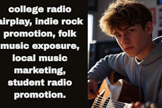 spin your indie rock or folk track on 20 college radio stations in your state