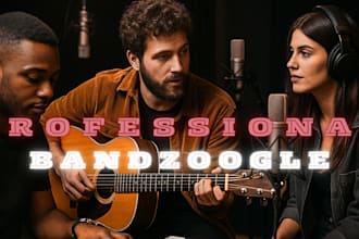 design your bandzoogle or stanstore website for music band, cover and manager