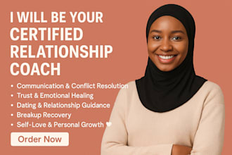 be your certified relationship coach and help you build a healthy love life