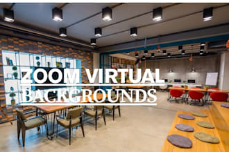 design professional zoom virtual background
