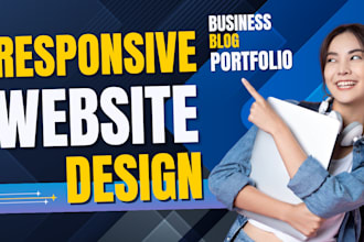 build personal portfolio website, blog or business website