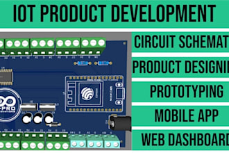 develop iot app arduino programming esp32 ble pcb firmware mqtt robotics project