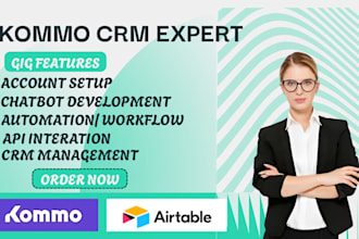 setup and integrate your kommo airtable jira zoho sugar CRM