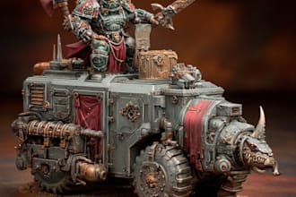 do miniature painting for your warhammer, 40k aos, dungeons