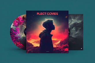provide you a surreal custom song album cover art design