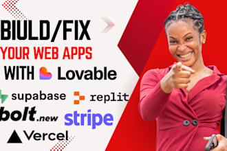 build replit lovable supabase bolt bubble io glide ai agent saas mvp web app