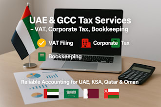 handle uae corporate tax, vat registration, and professional bookkeeping