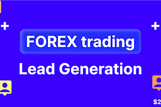 generate you quality forex lead crypto leads, coinbase leads, binance lead