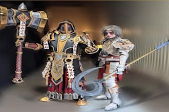 model 3d print and ship cosplay props armor wearable cosplay word wide