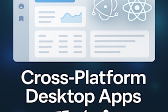 build cross platform desktop applications using electronjs, react and backend