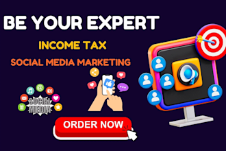 be your income tax social media marketing manager for active tax preparation