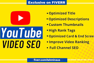 rank your youtube video on top using powerful SEO