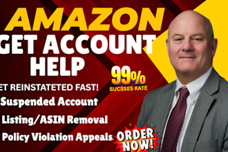 reinstate suspended amazon seller account and fix account issues
