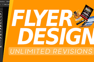 design a professional advertising flyer post or poster