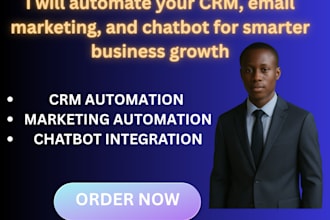 automate your CRM, email marketing, chatbot for smarter business growth