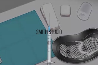 create 3d medical animation for your product or device