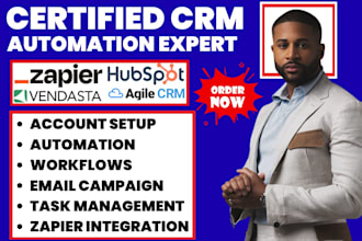 hubspot automation vendasta workflow  leadsquared agile crm zapier integration