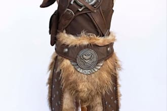 design, 3d print, and ship custom cosplay props and armor and accessories