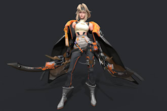 realistic female warrior,3d amour,fortnite character,nsfw,ue5 asset,pbr texture,