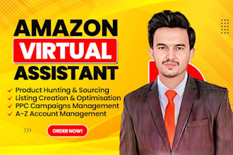 be your expert amazon fba virtual assistant, amazon store VA