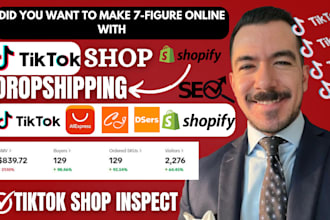 setup manage tiktok shop boost shopify sales ecommerce dropshipping marketing