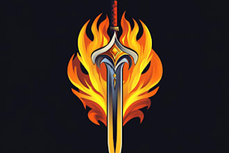 do a professional fantasy, rpg, medieval and rustic logo