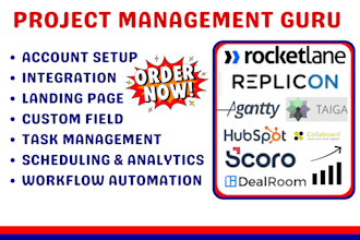 rocketlane replicon hubspot dealroom scoro forcast crm taiga agantty collaboard