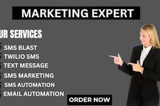 send bulk sms marketing campaign, text message, twilio sms to targeted country
