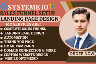 design systeme io sales funnel, affiliate marketing, clickfunnels landing page